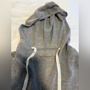 All Saints Gray Poncho